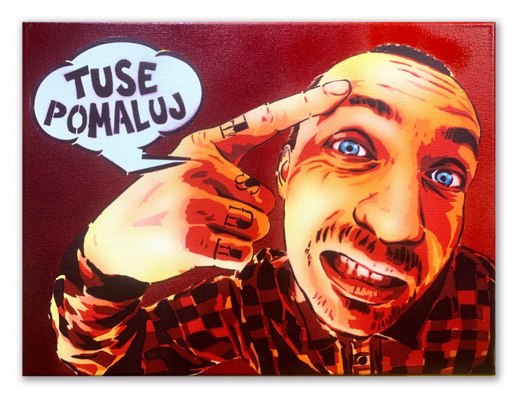 Obraz Tusego dla każdego Tuse Pomaluj 30x40